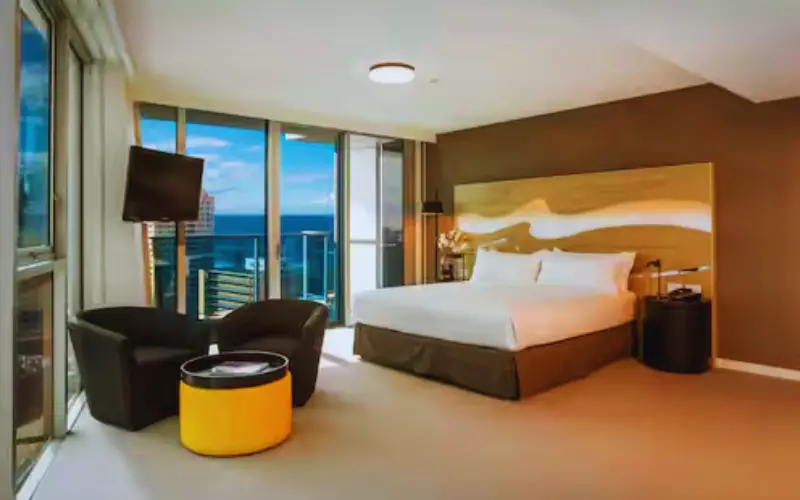 Bedroom of Hilton Surfers Paradise