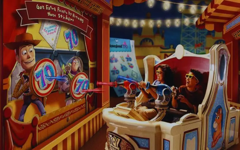 Toy Story Mania shooting game