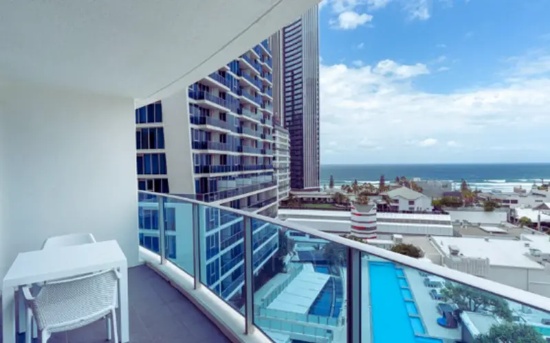 Balcony view of Hilton Surfers Paradise